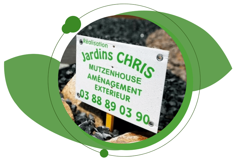 Les Jardins Chris panneau